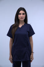 Navy Blue Female Scrubs