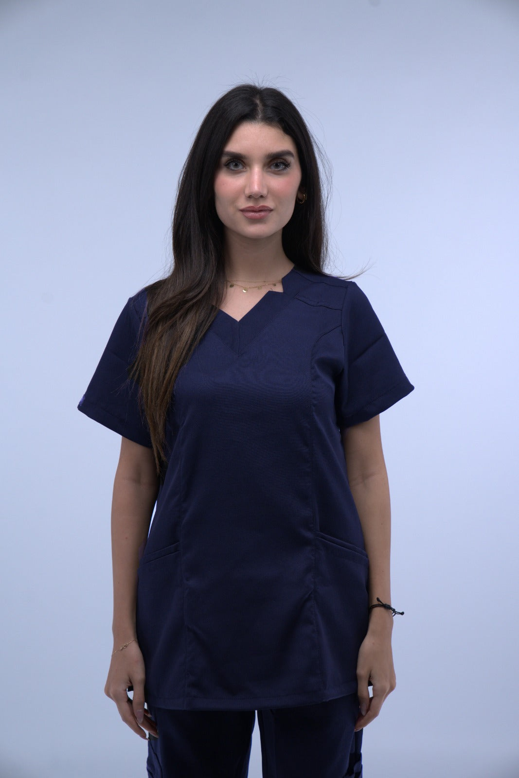 Navy Blue Female Scrubs